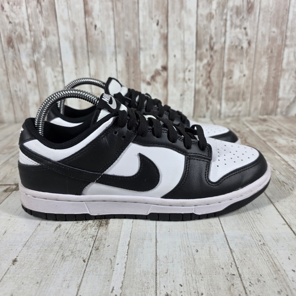 Nike Dunk Low Panda Womens Black White Sneakers DD1503-101 Size 8